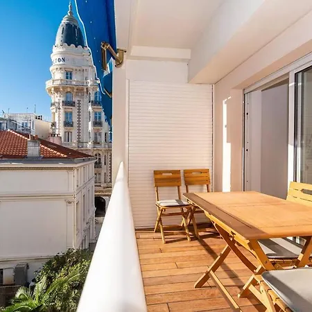 Apartment 2 Bedroom Croisette Balcony & Sea View Olam *