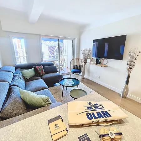 Apartment 2 Bedroom Croisette Balcony & Sea View Olam *